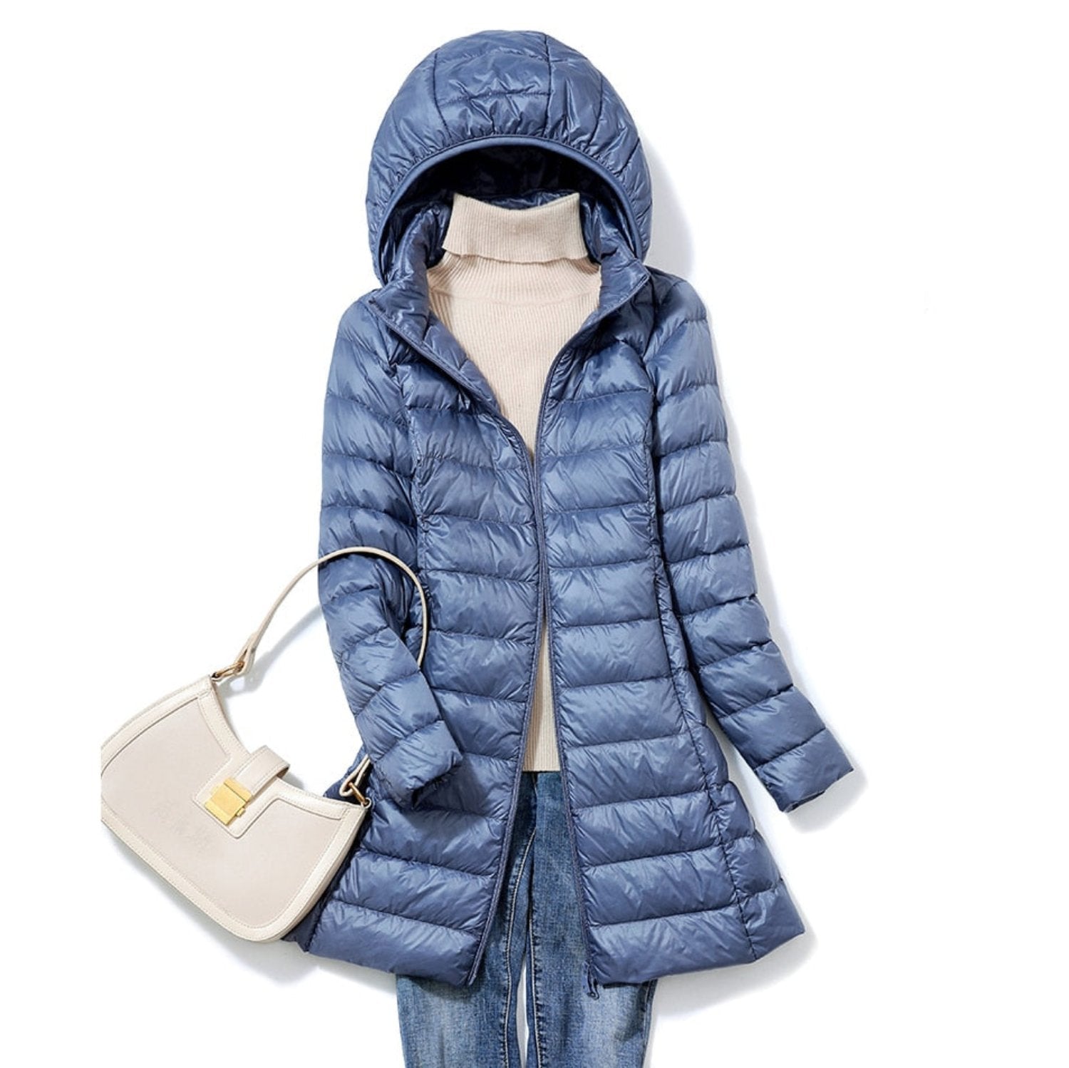 Jacket Relaxed Fit Hip-Length with Hood