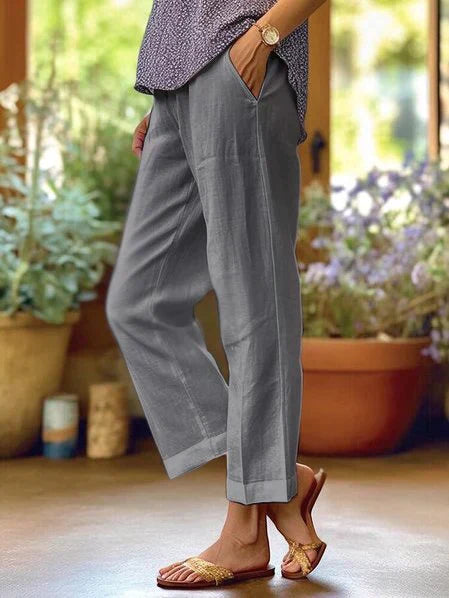 Women’s Trousers Slim Fit Ankle Length