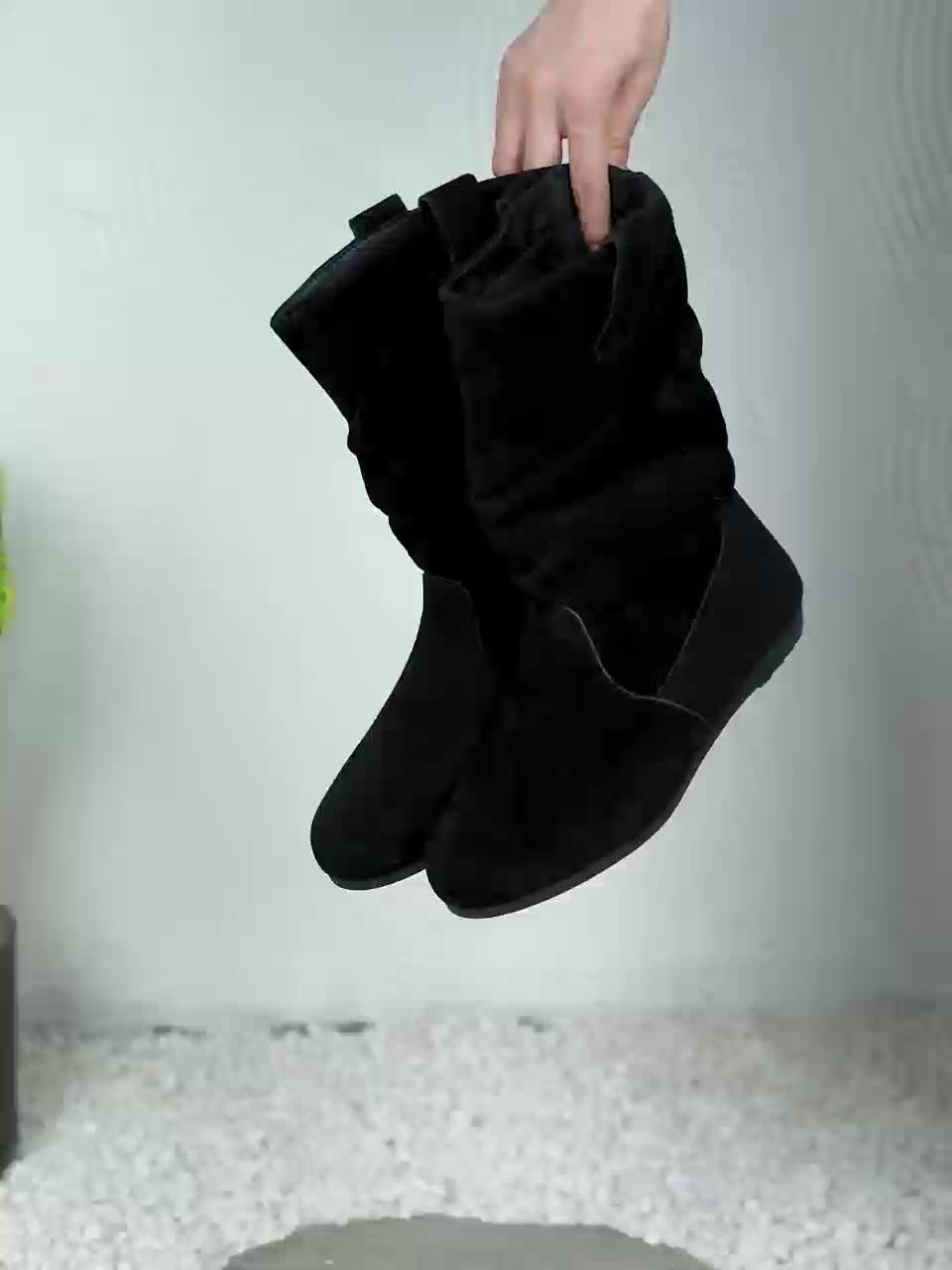 Ankle Boots Structured Silhouette Rounded Toe