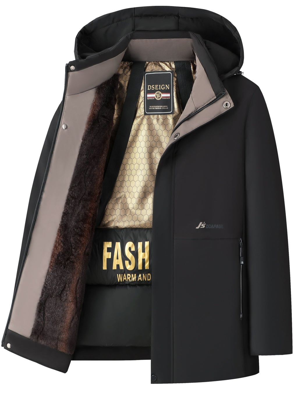 Men’s Quilted Jacket Regular Fit Hooded