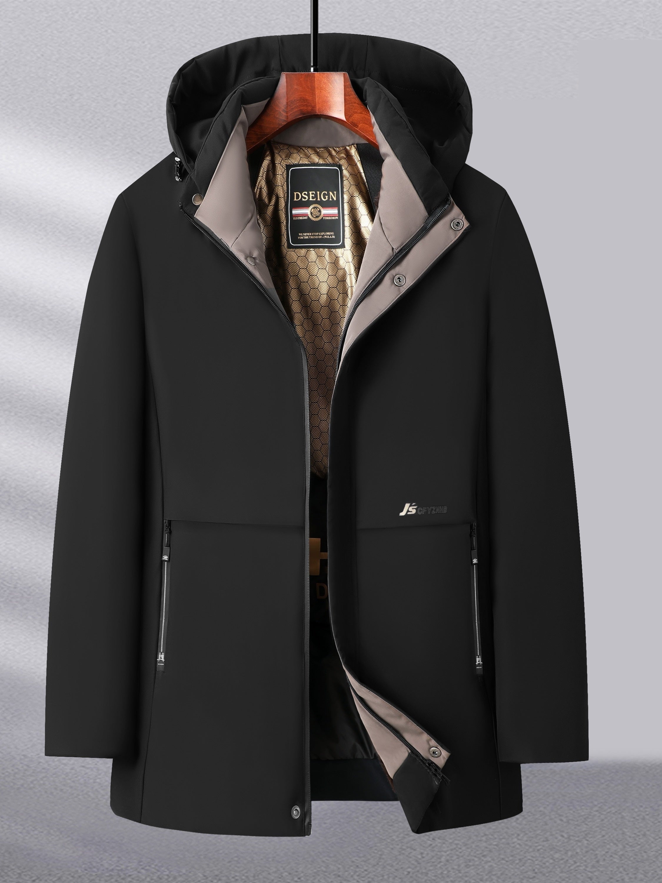 Men’s Quilted Jacket Regular Fit Hooded