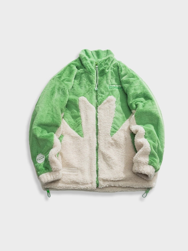 Men’s Straight Cut Hip-Length Jacket with Zipper Closure