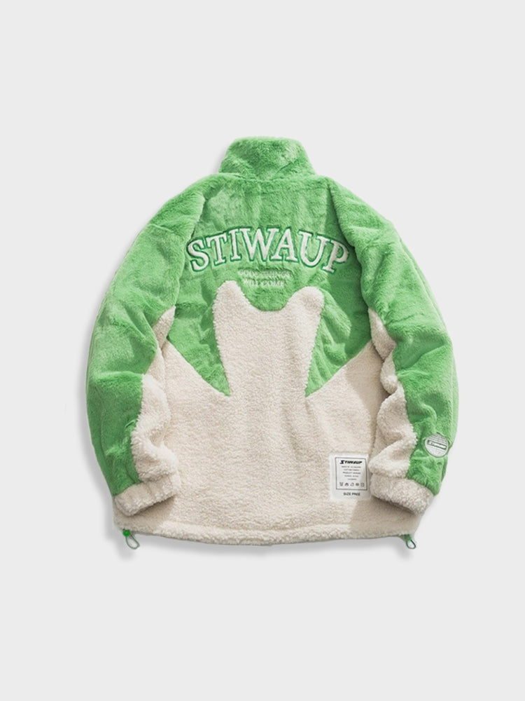 Men’s Straight Cut Hip-Length Jacket with Zipper Closure