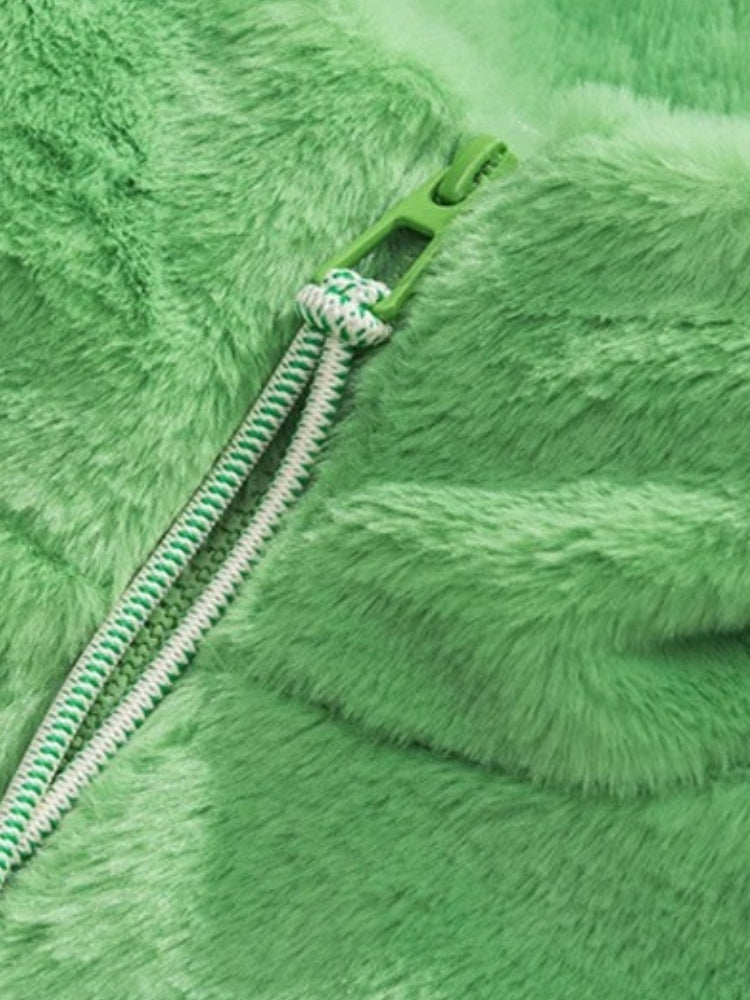 Men’s Straight Cut Hip-Length Jacket with Zipper Closure