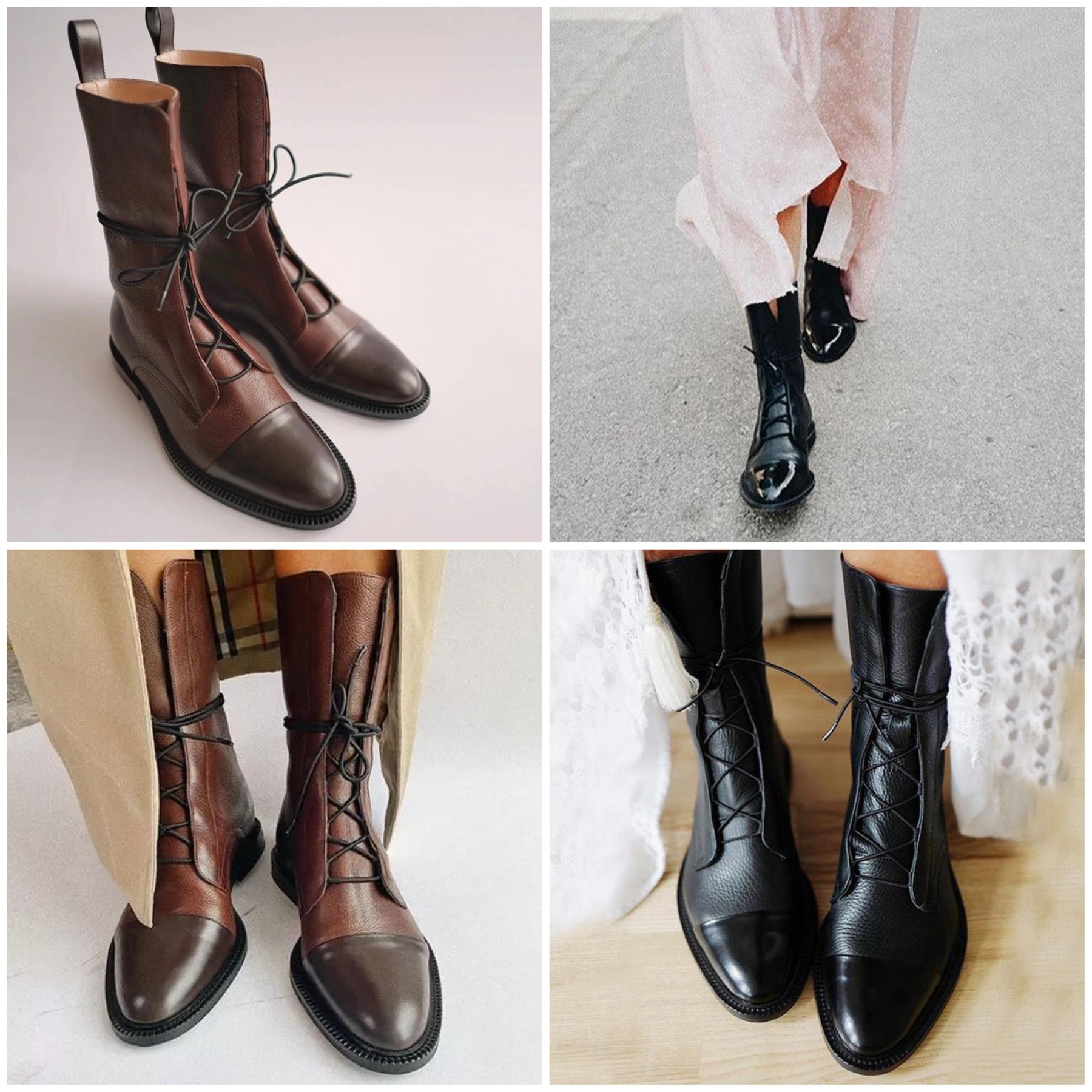 Women’s Ankle Boots Straight Shape Smooth Surface