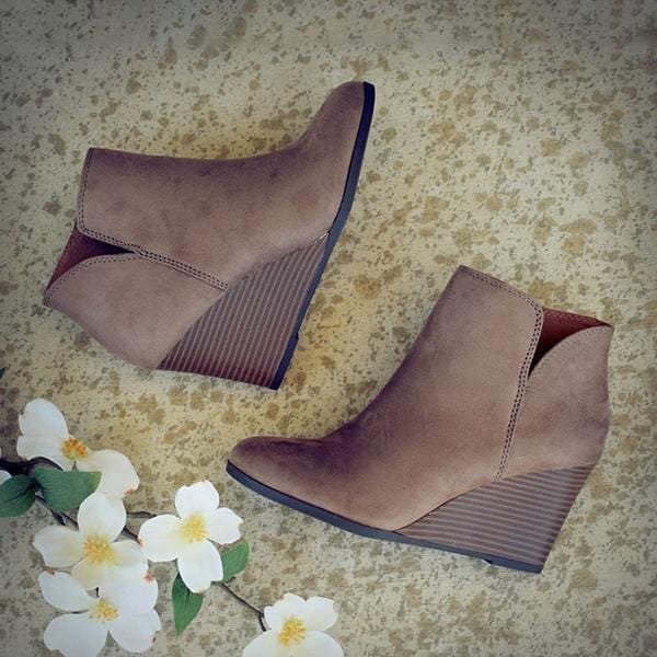 Ankle Boots Smooth Finish Pointed Toe