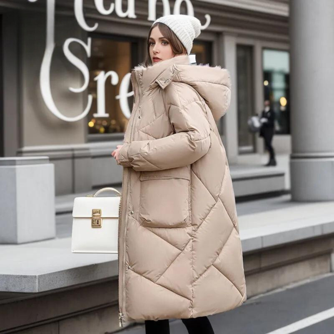 Women’s Winter Coat Straight Shape Central Closure