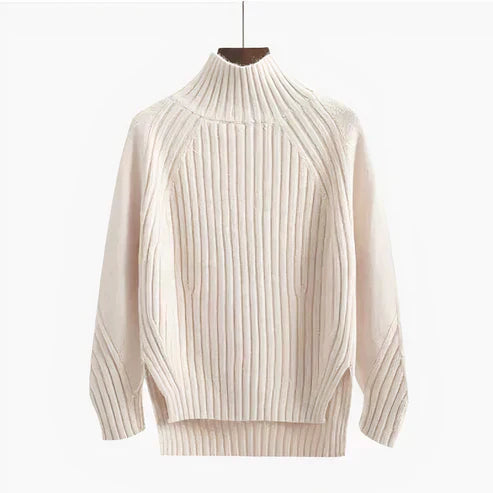 Women’s Sweater Fitted Long Sleeve Ribbed