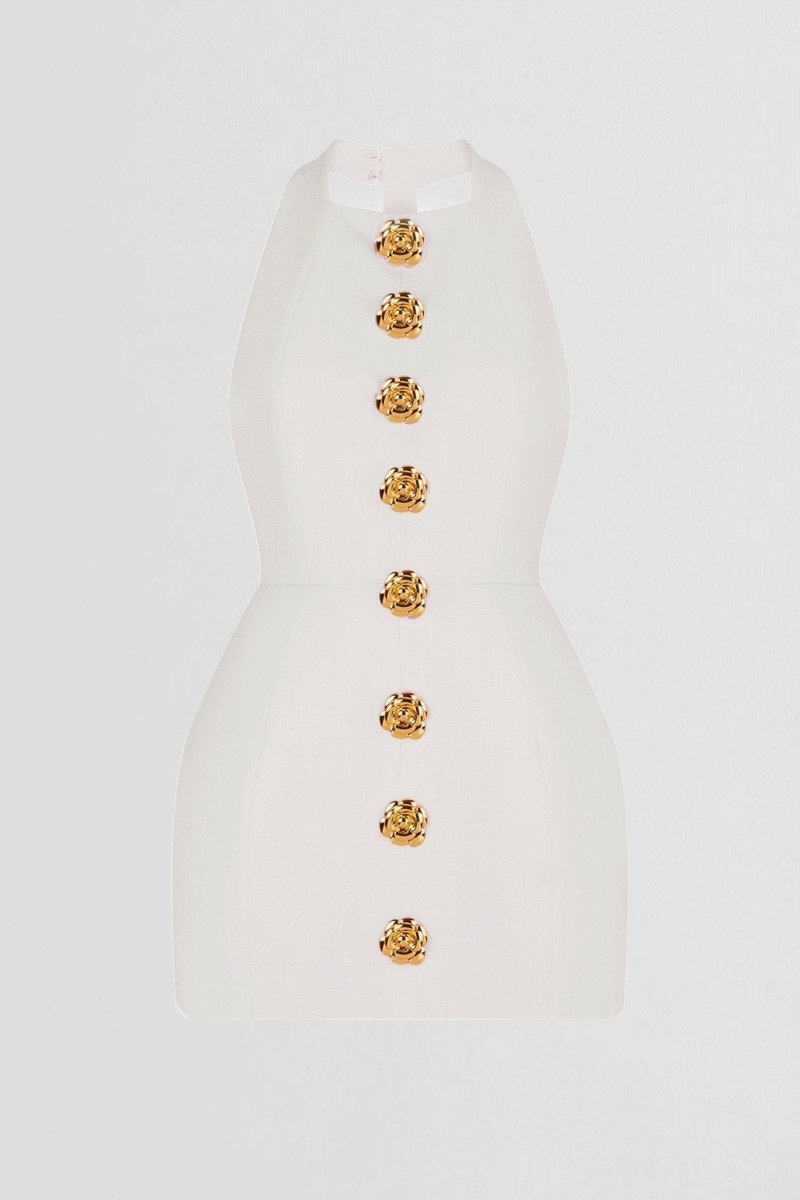 Mini Dress Slim Fit Backless