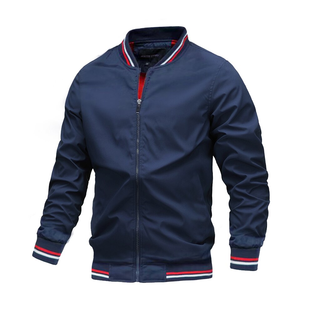 Men’s Sports Jacket Straight Cut with Zipper