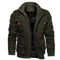 Men’s Hip-Length Jacket with Hood and Pockets